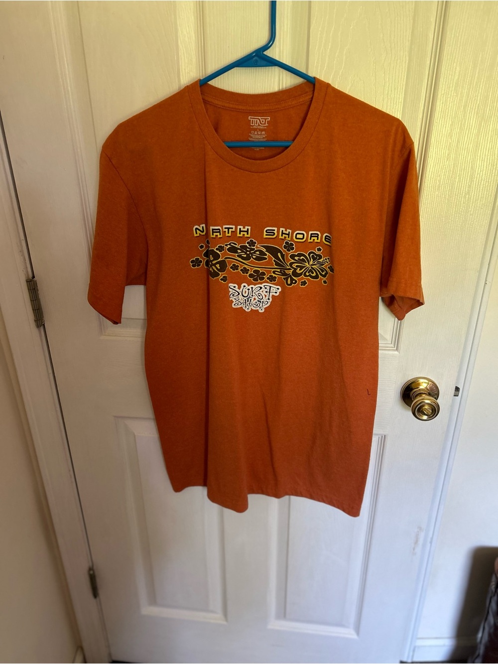 North Shore Surf Graphic Tee - Orange